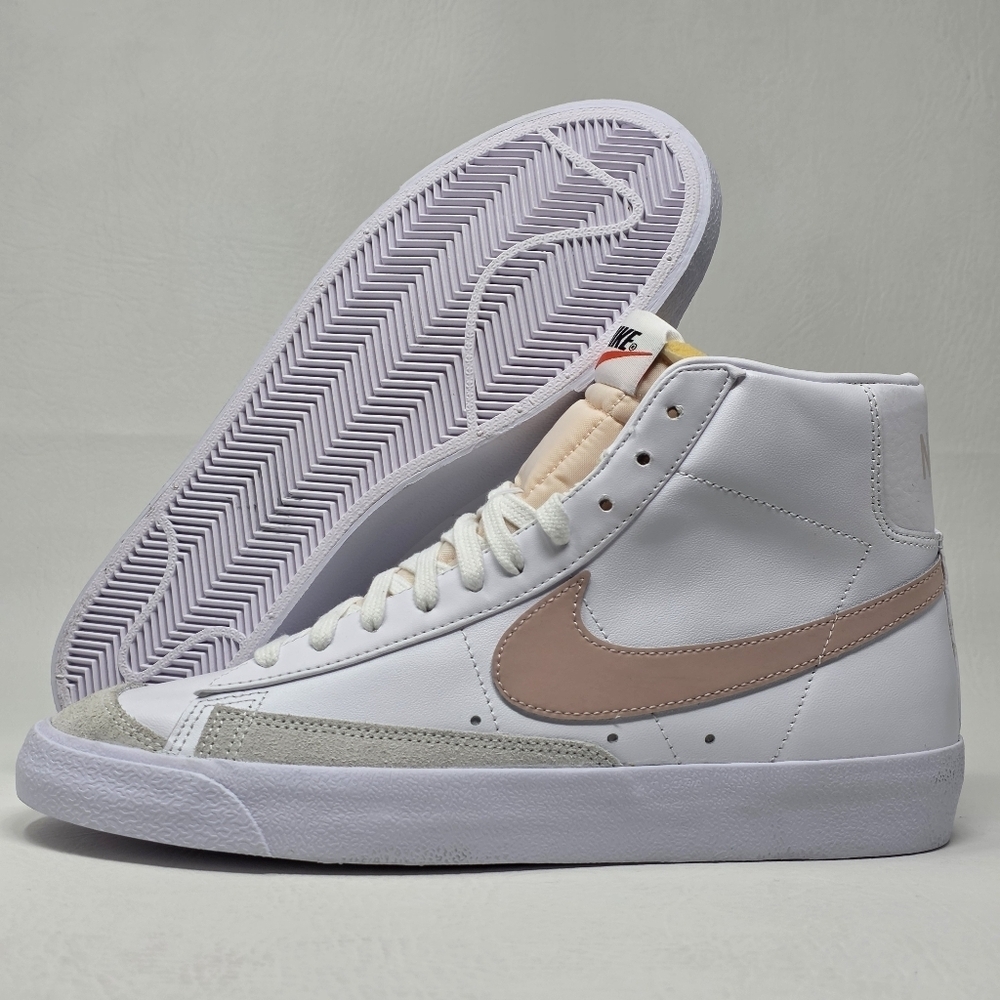 Nike Blazer Mid '77 Vintage Women Size 10.5 Pink White Shoes Sneakers CZ1055-118